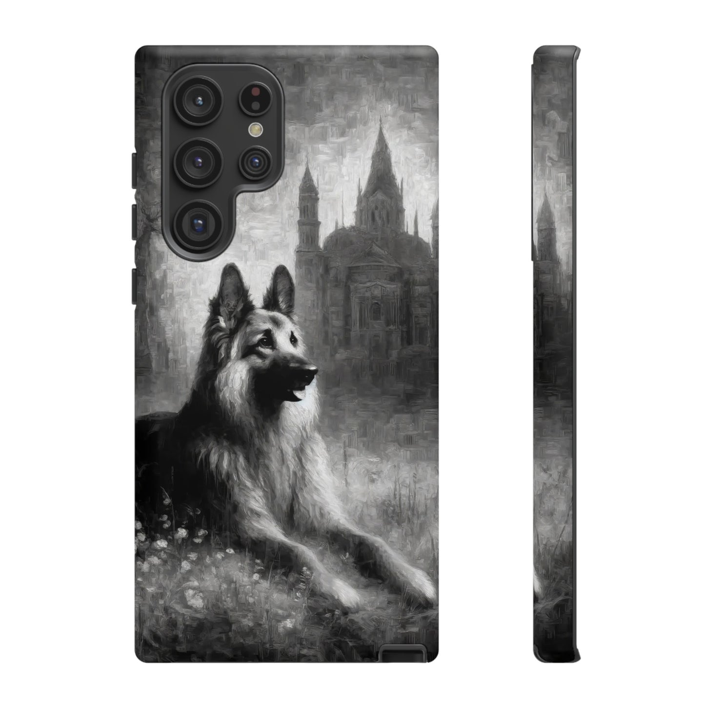 Neo-impressionism German Shepherd Phone Case