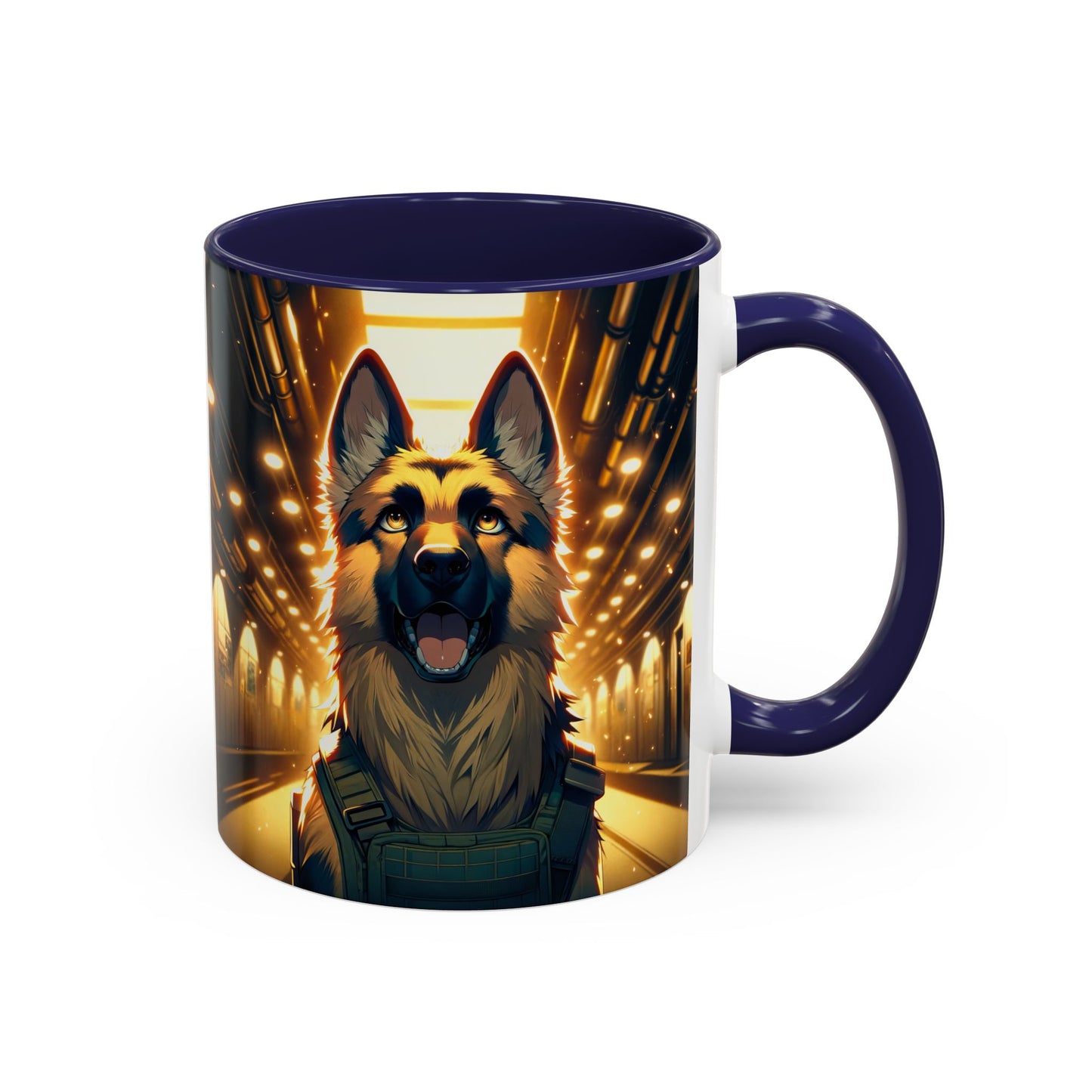 Anime German Shepherd Coffee Mug