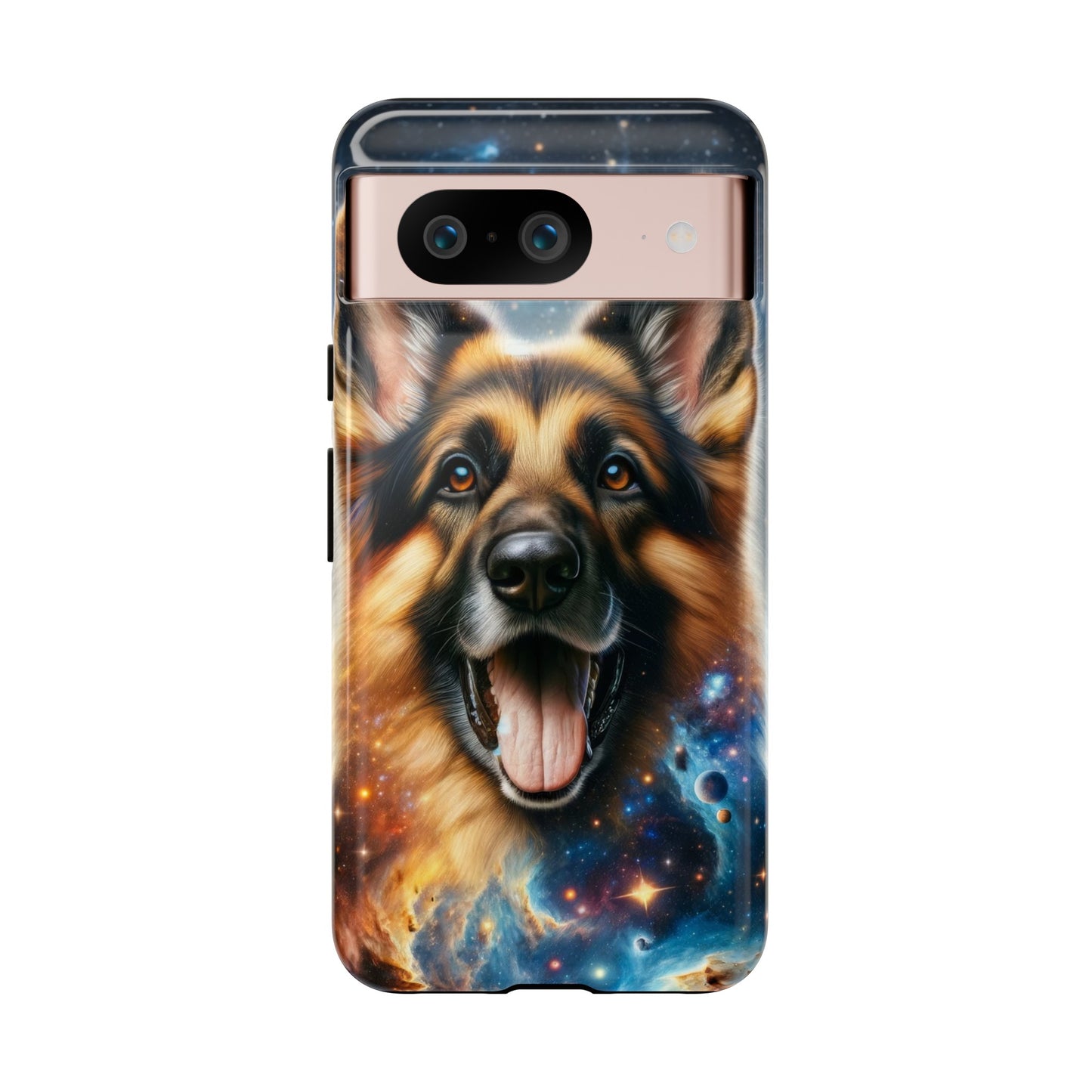 German Shepherd in Space Tough Phone Case