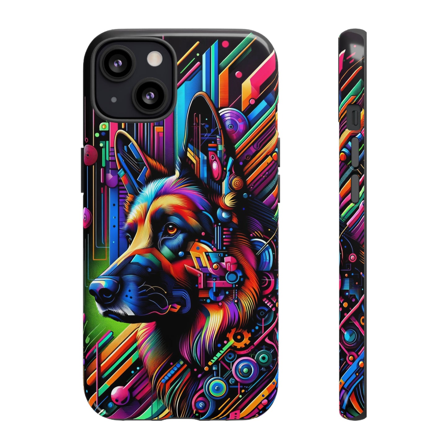 Constructivism and dadaism German Shepherd Phone Case