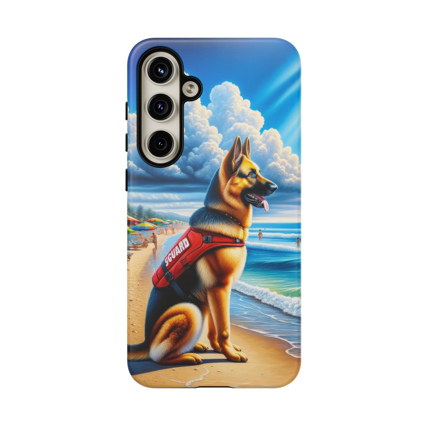 German Shepherd Lifeguard Phone Case