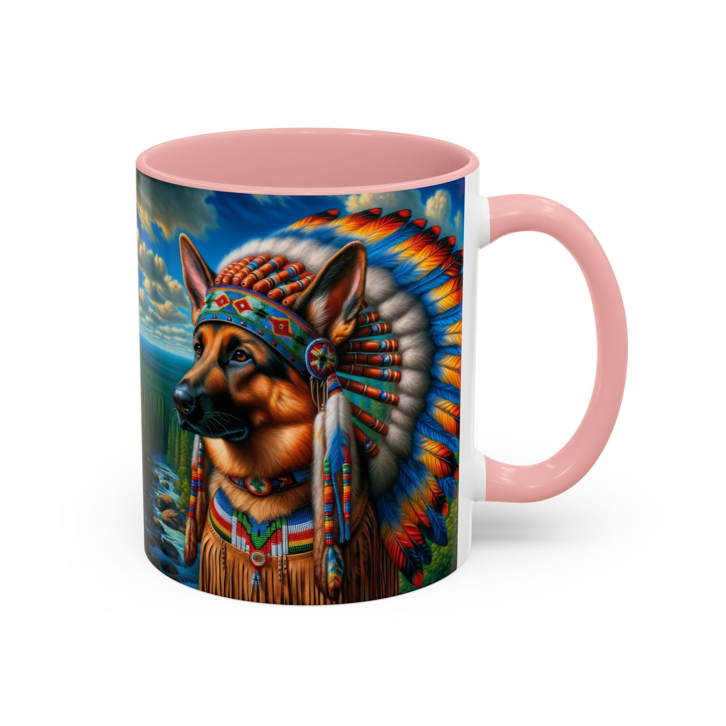 German Shepherd Indian Coffee Mug