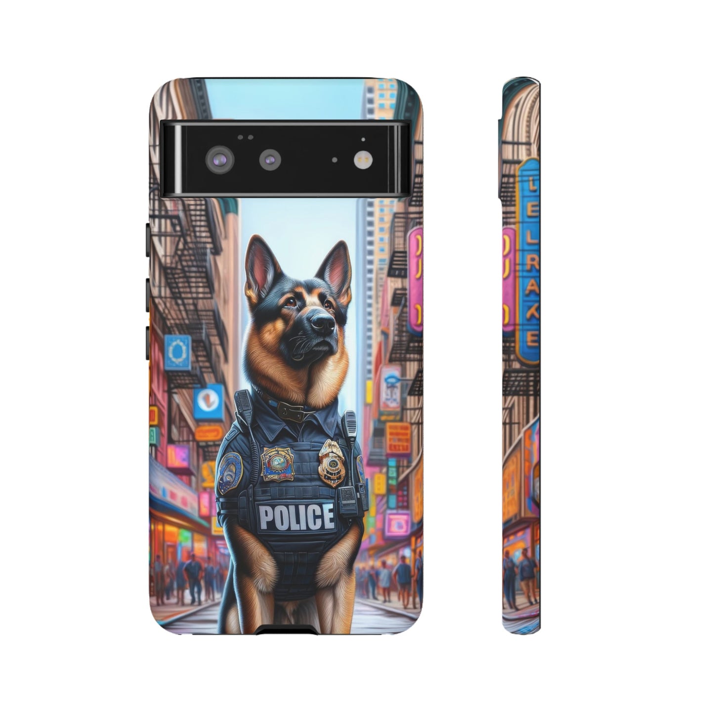 German Shepherd Police Officer Phone Case