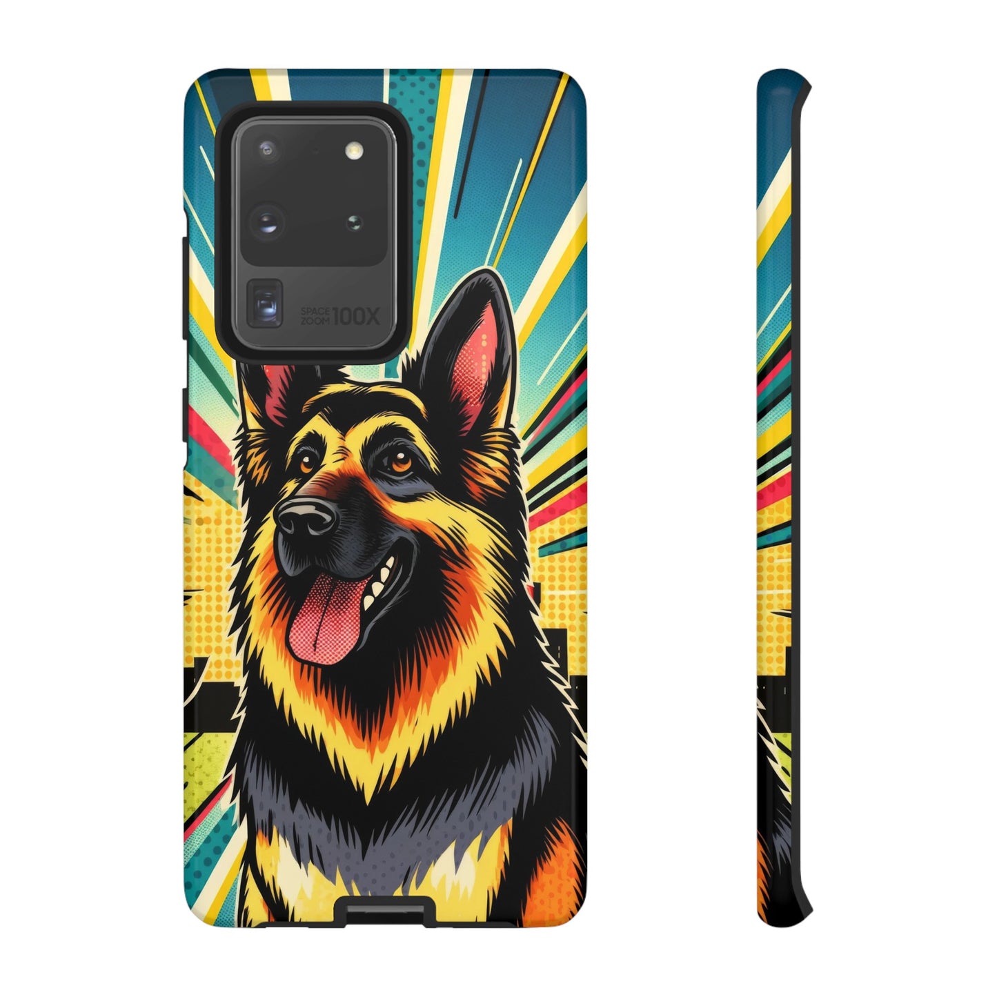 Comic style German Shepherd Phone Case