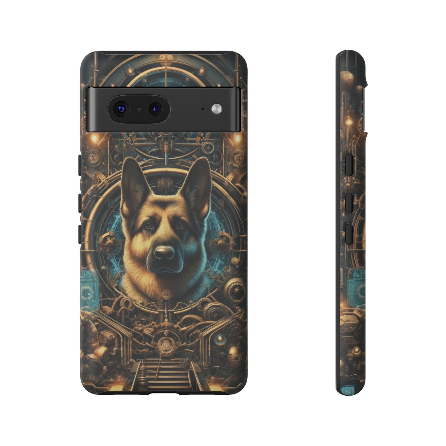 Steampunk Fantasy V2 German Shepherd Phone Case