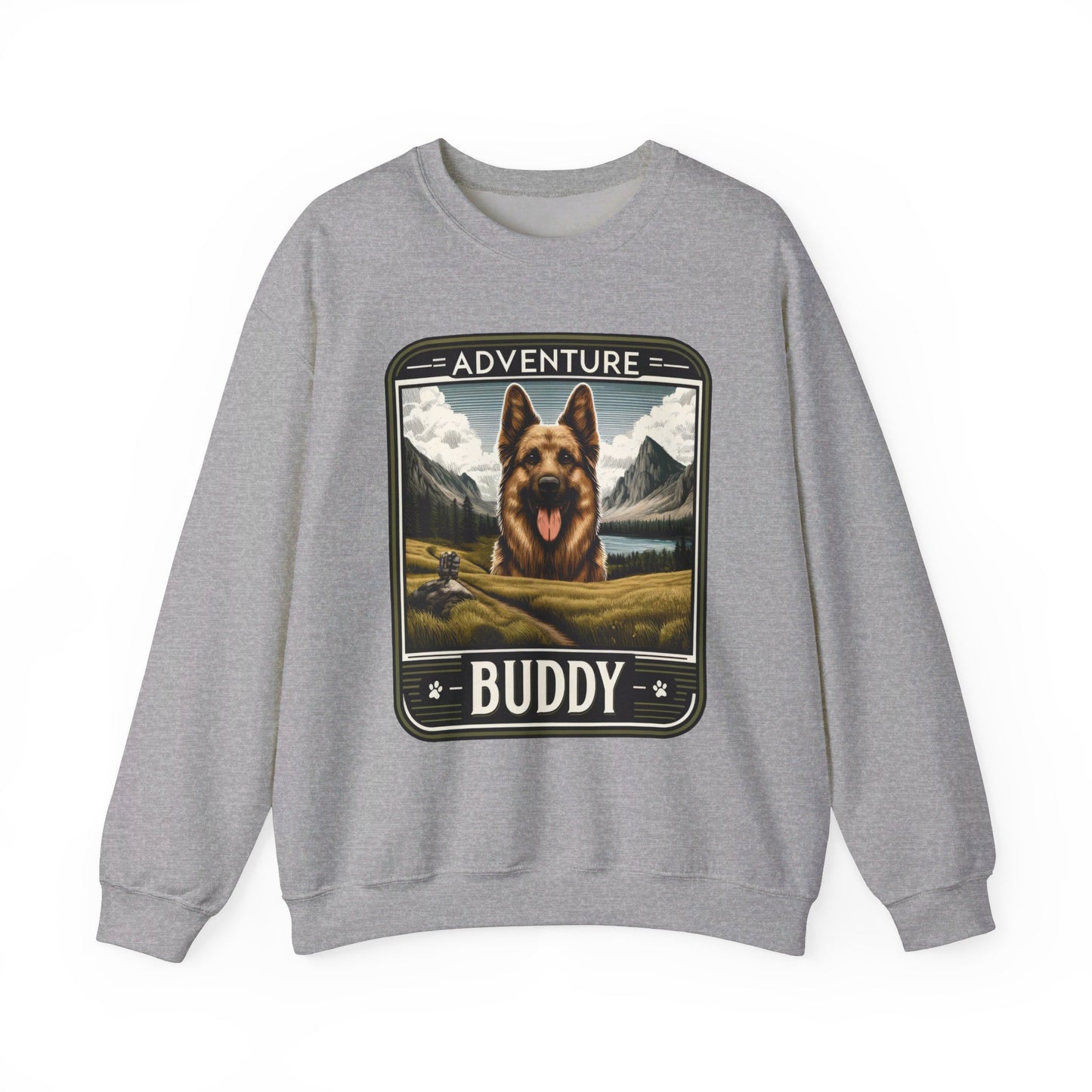 Adventure Buddy Sweatshirt (10 colors) (German Shepherd)