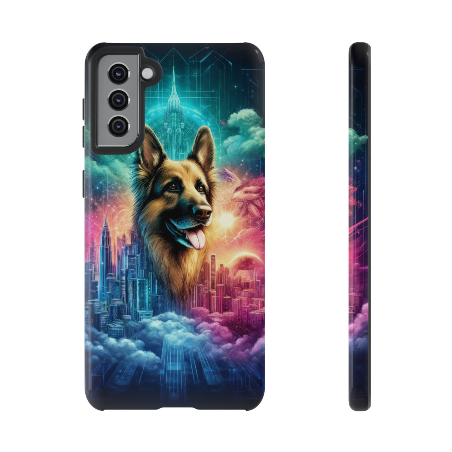 Dreamy fantasy German Shepherd Phone Case