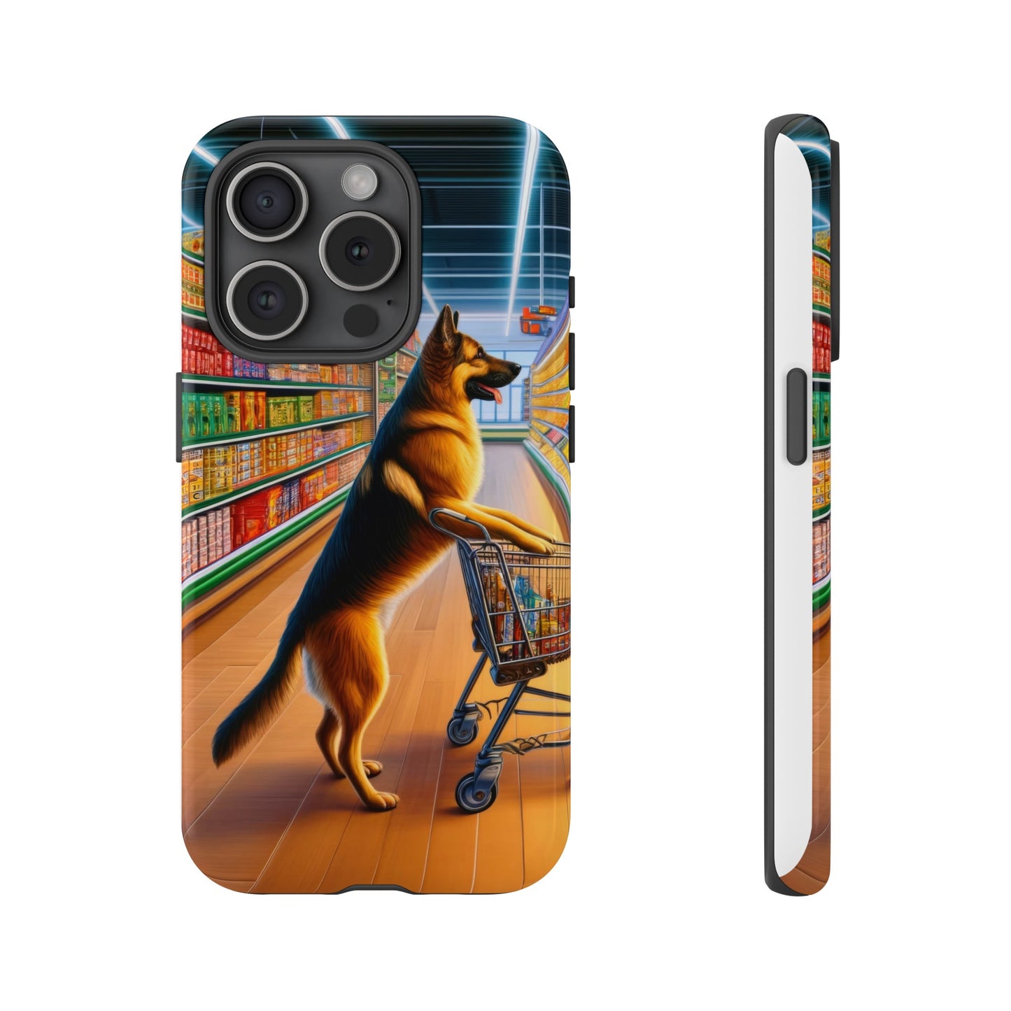 German Shepherd Shopping Phone Case