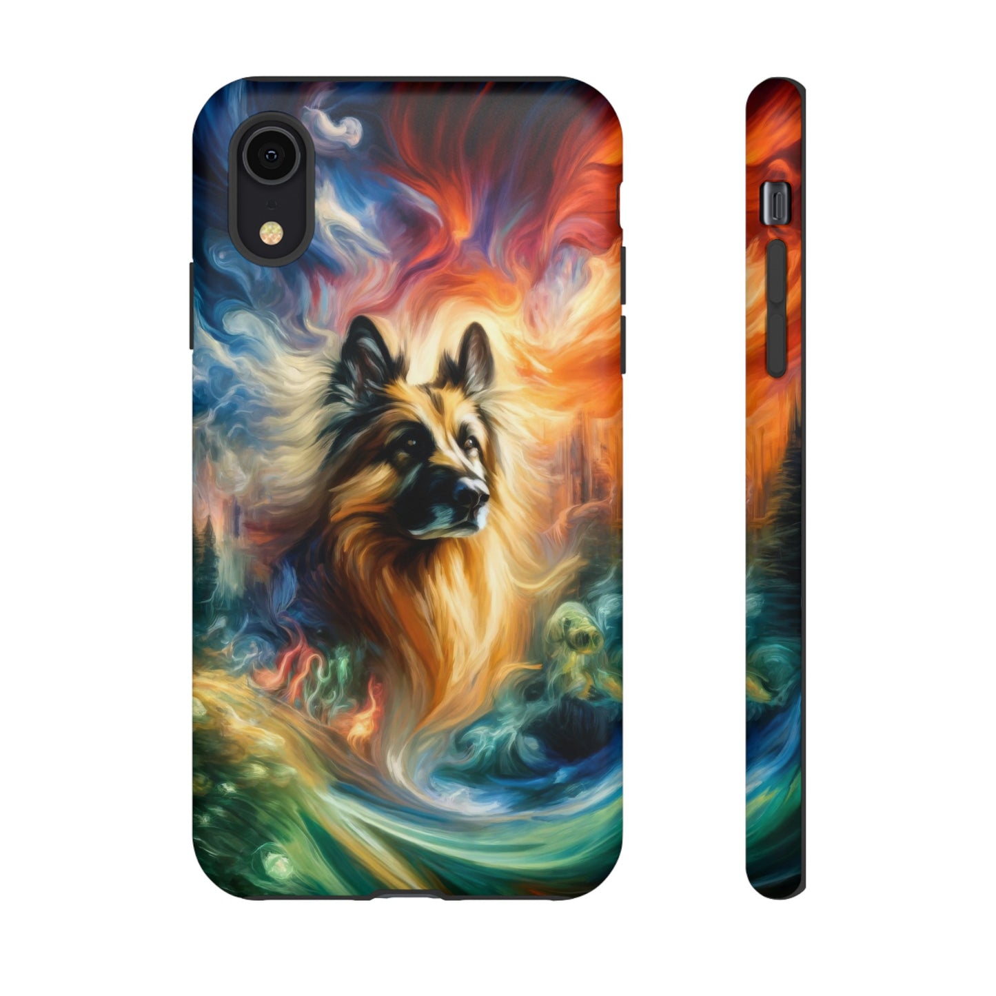 Expressionism and fantasy German Shepherd Phone Case