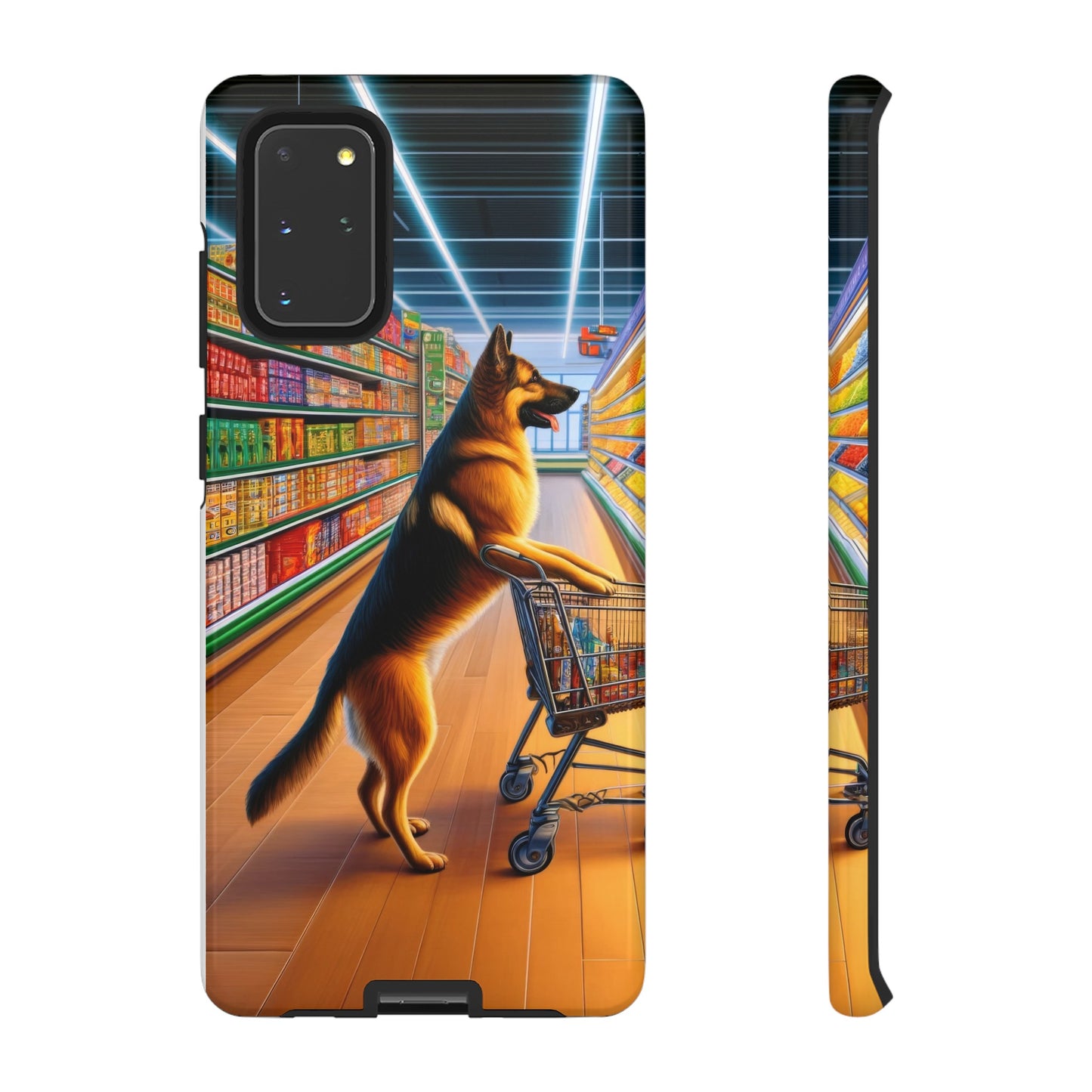 German Shepherd Shopping Phone Case