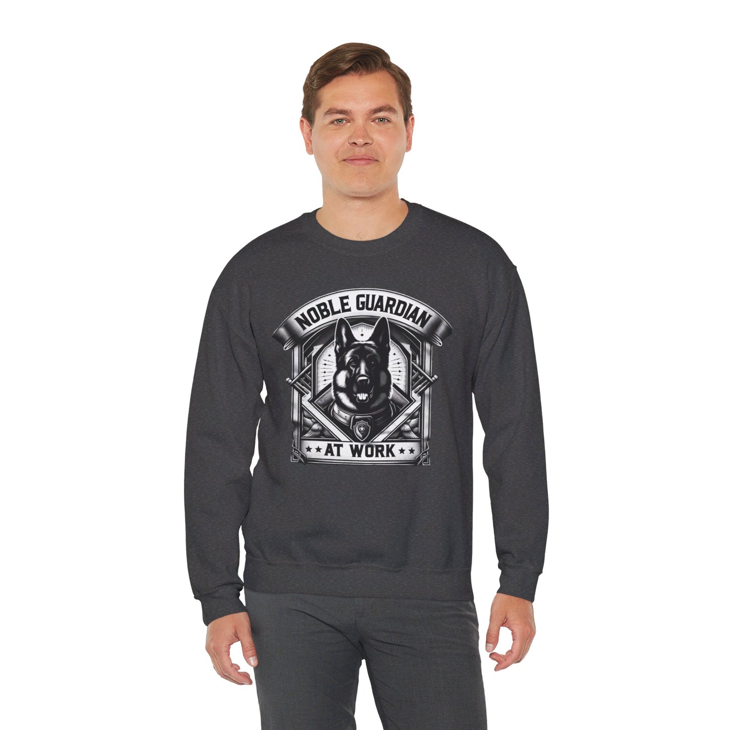 Noble Guardian At Work Sweatshirt (10 colors) (German Shepherd)