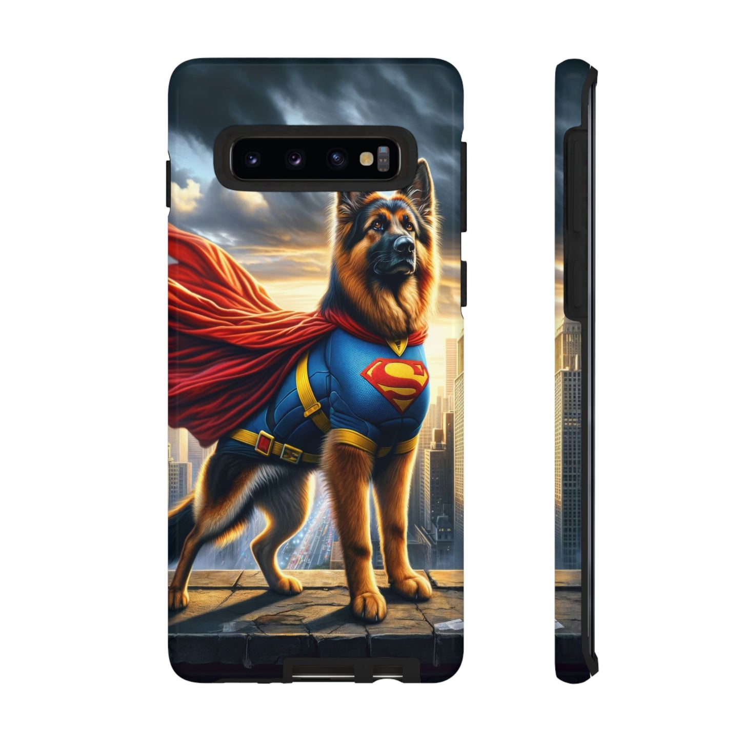 German Shepherd Superhero Phone Case