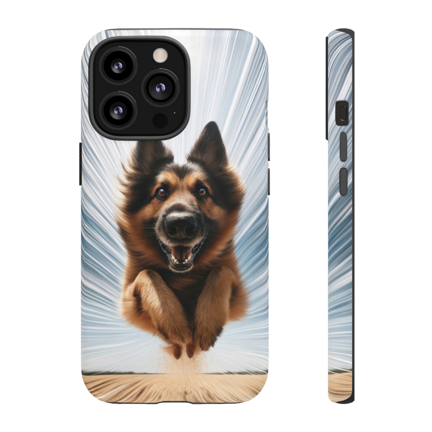 Motion blur German Shepherd Phone Case