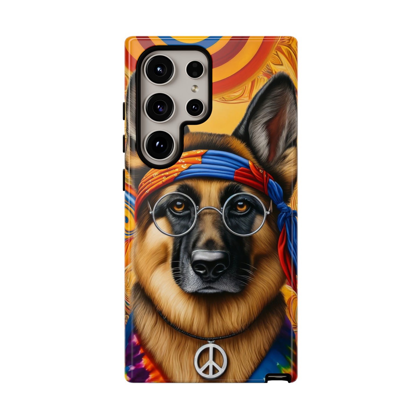 Hippie German Shepherd Tough Phone Case