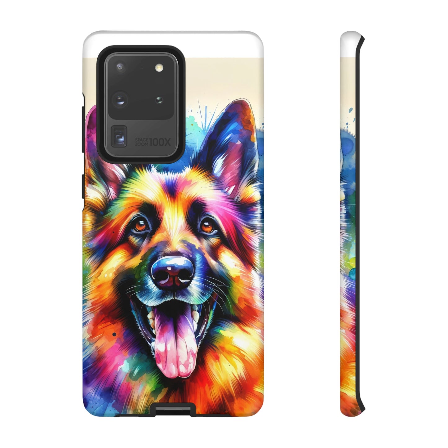 German Shepherd in Watercolor Tough Phone Case