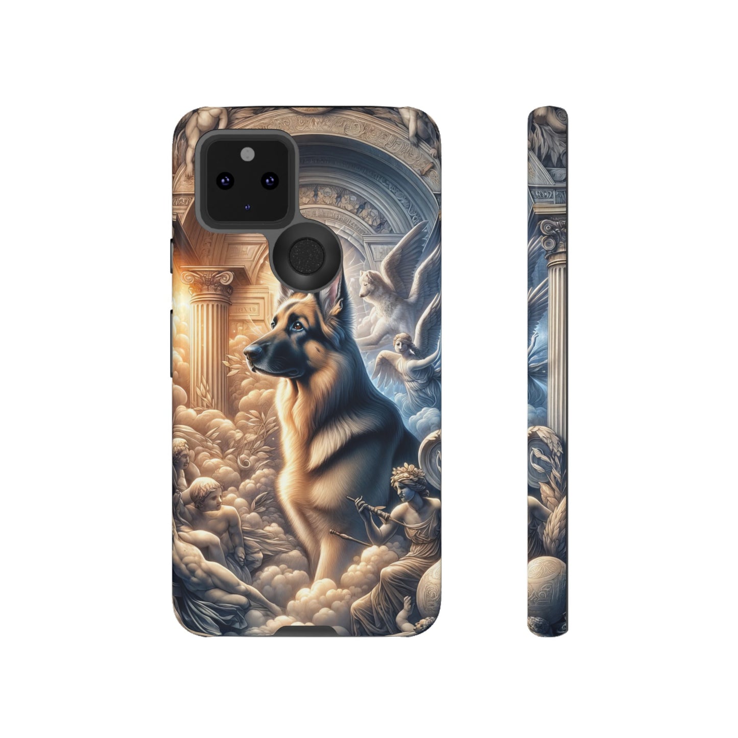 Neo-classicism and dreamy fantasy German Shepherd Phone Case