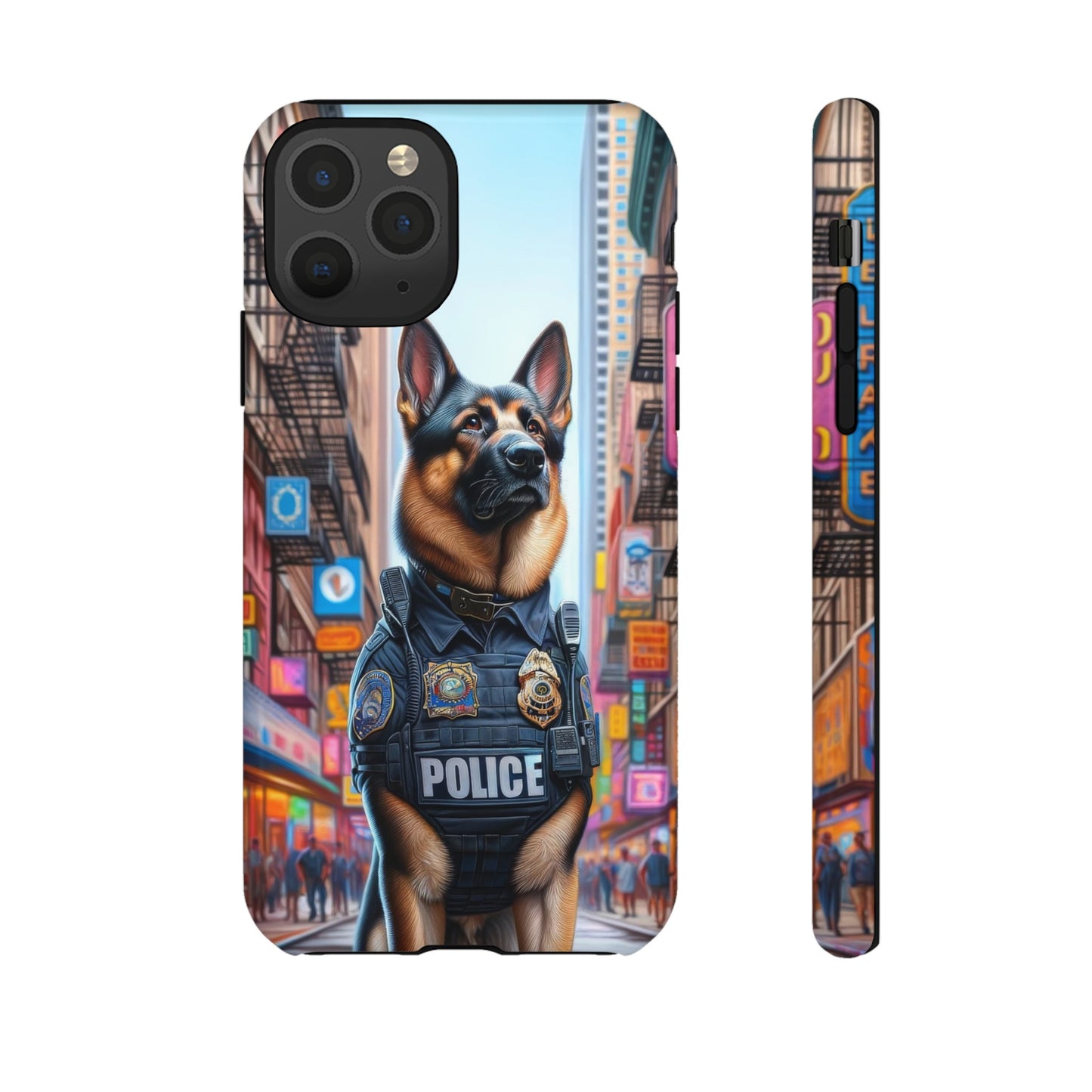 German Shepherd Police Officer Phone Case