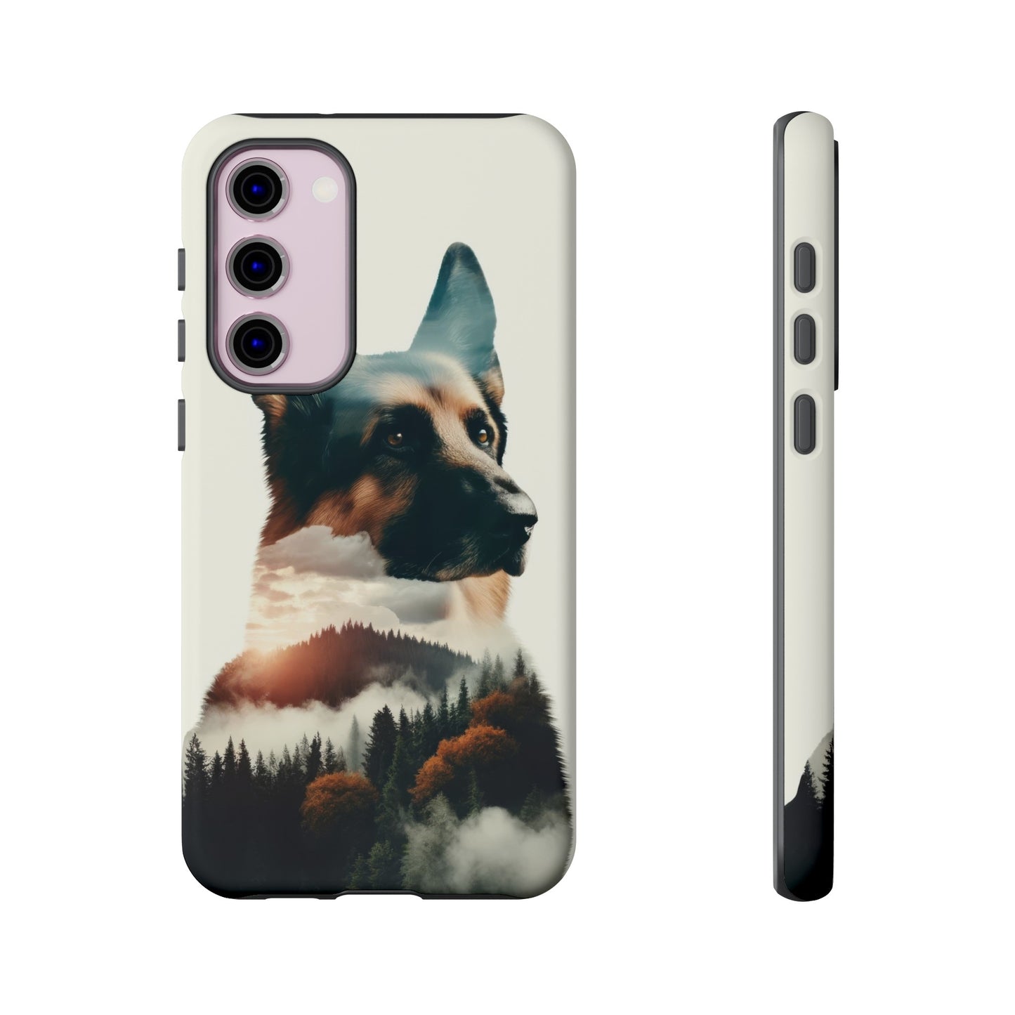 Romanticism and double exposure German Shepherd Phone Case