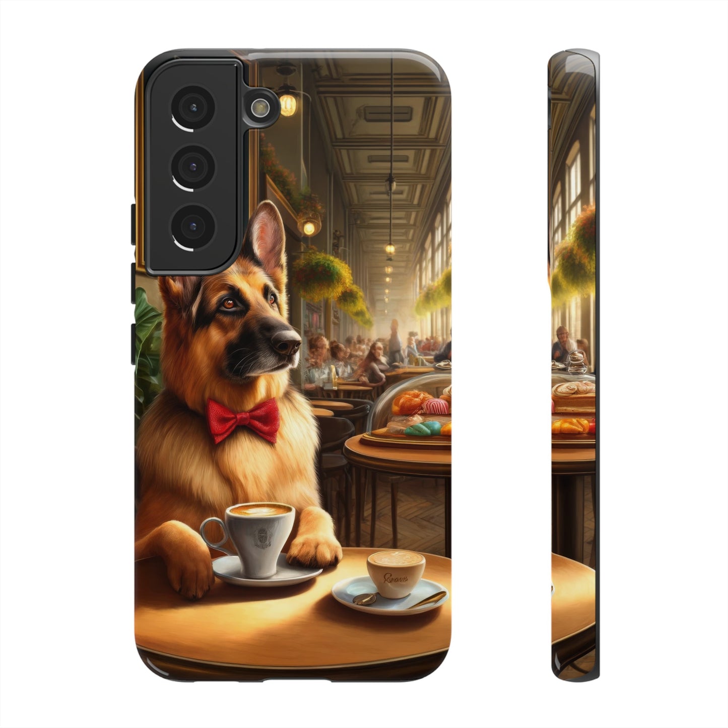 German Shepherd Drinking Phone Case