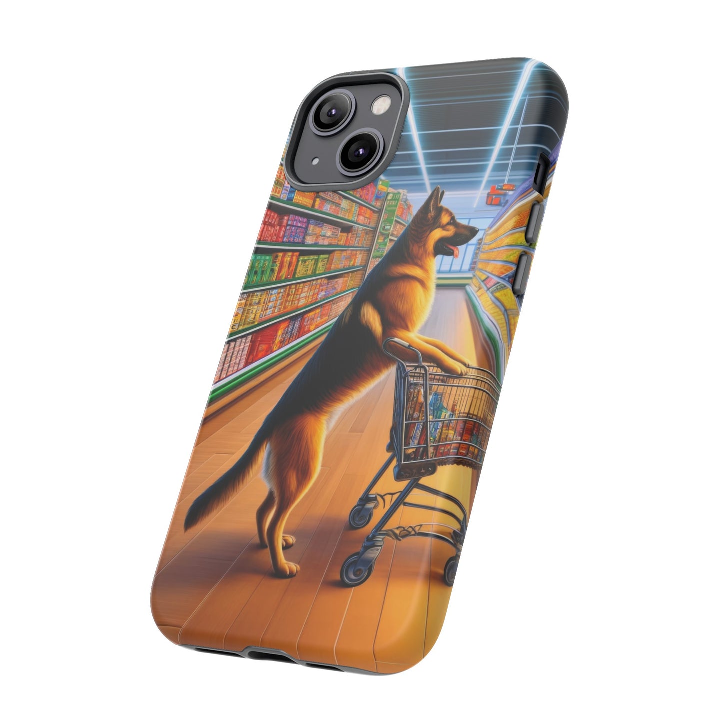 German Shepherd Shopping Phone Case