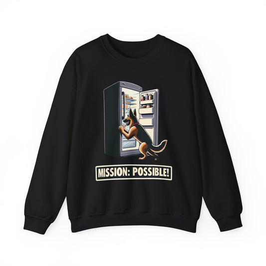 Mission Possible Sweatshirt (10 colors) (German Shepherd)