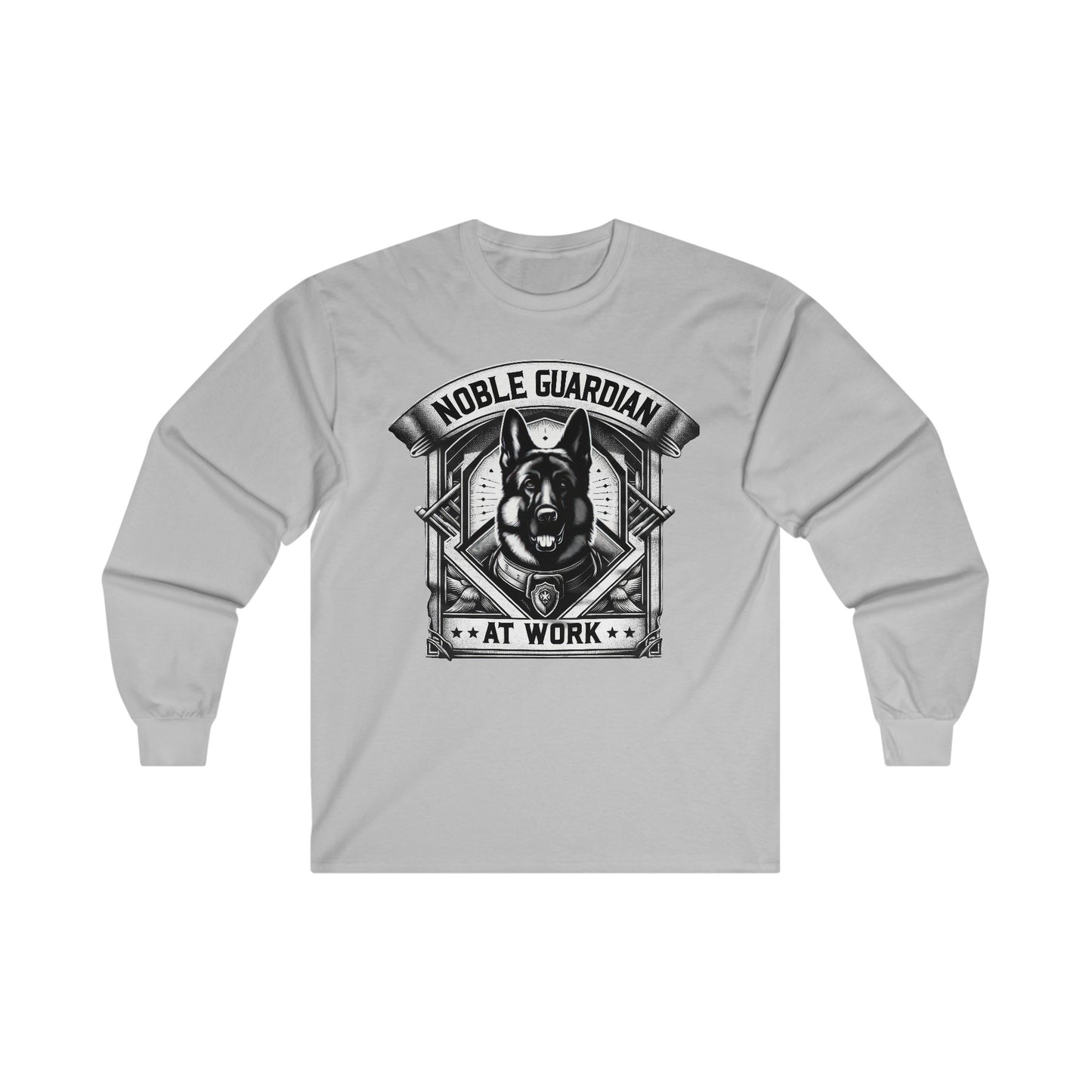 Noble Guardian At Work Long Sleeve Shirt (20 colors) (German Shepherd)