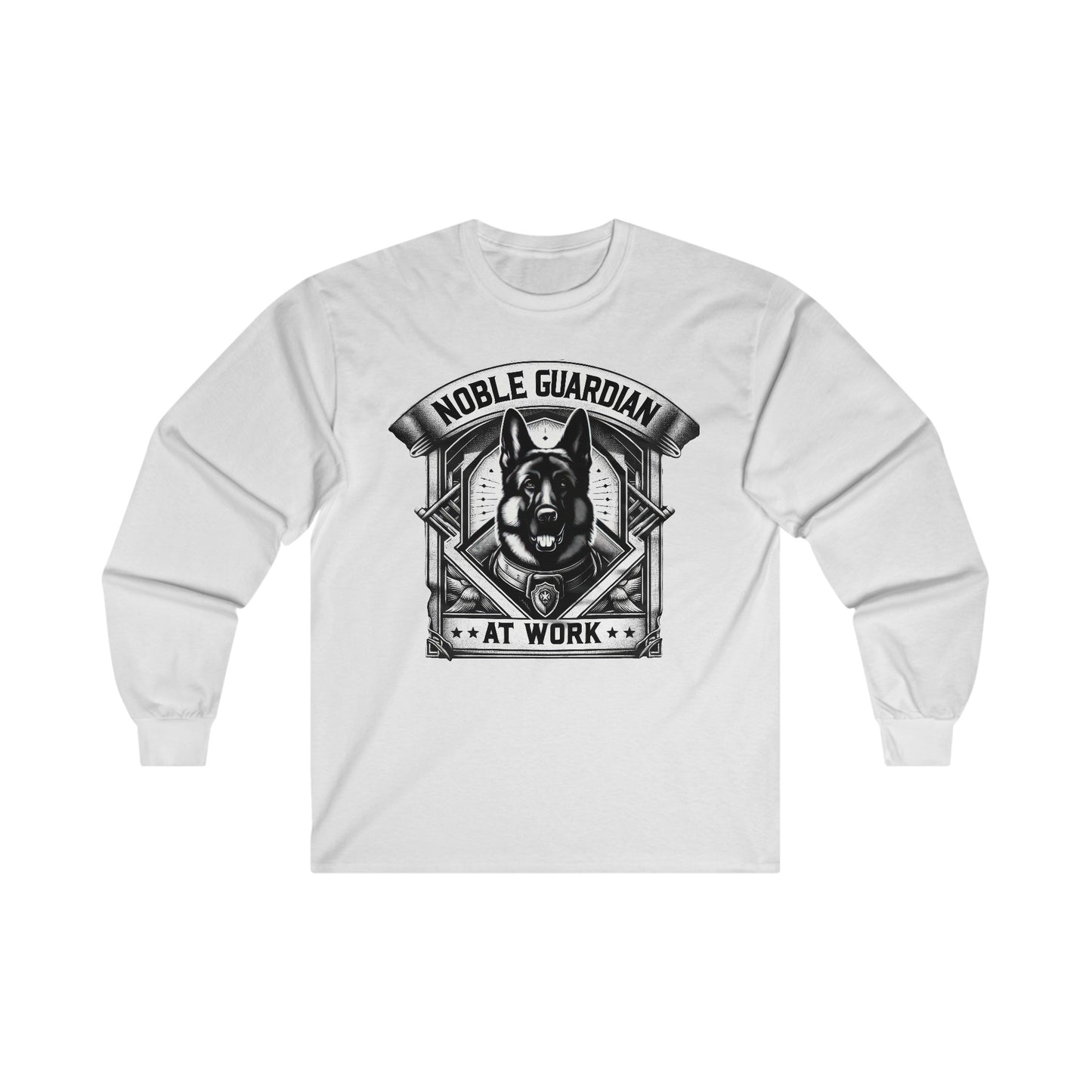 Noble Guardian At Work Long Sleeve Shirt (20 colors) (German Shepherd)