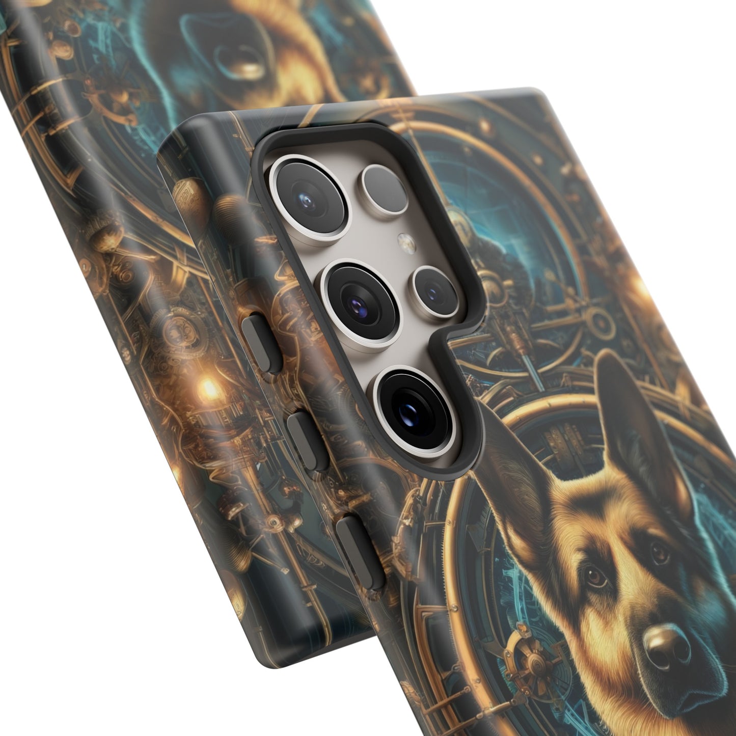 Steampunk Fantasy V2 German Shepherd Phone Case