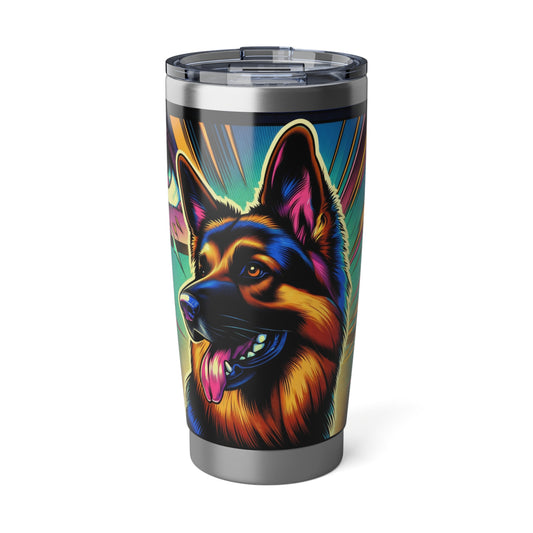 Comic book style German Shepherd 20oz Tumbler