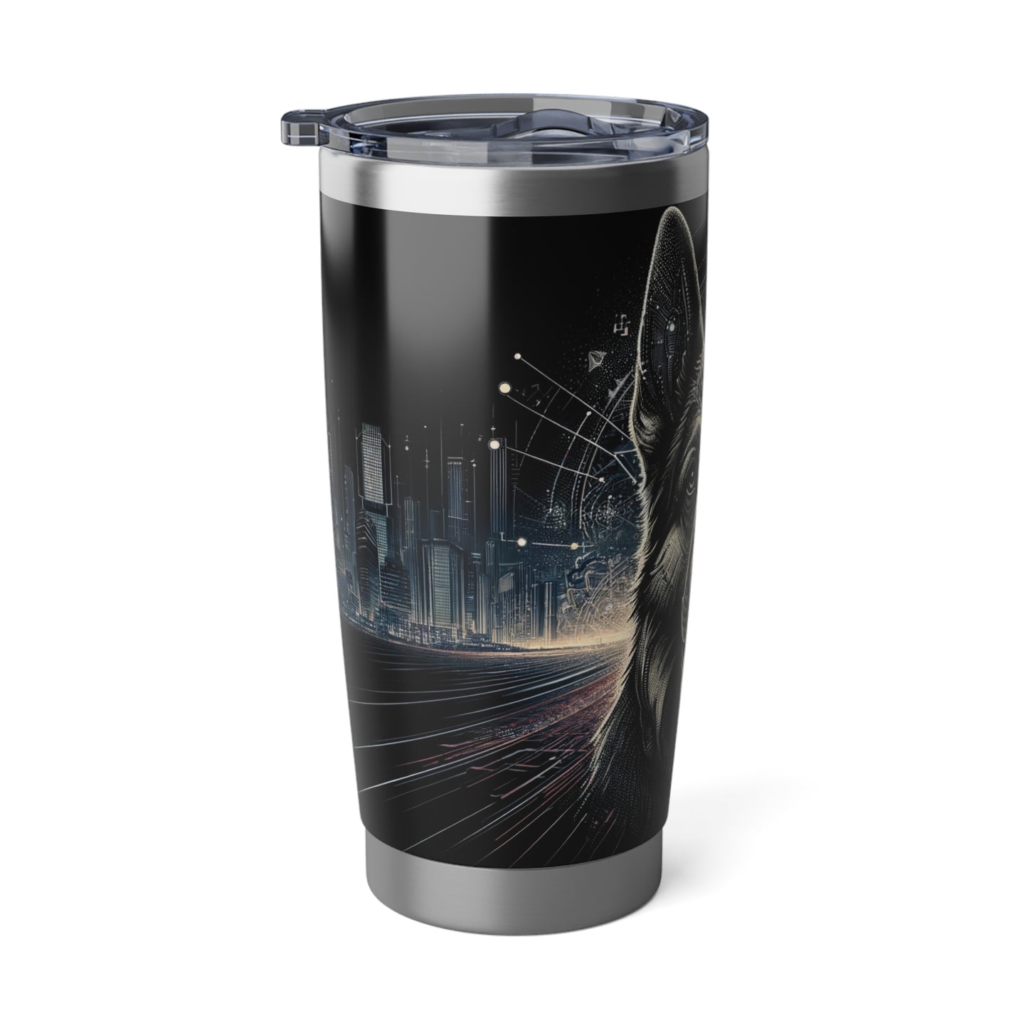 Futuristic German Shepherd 20oz Tumbler