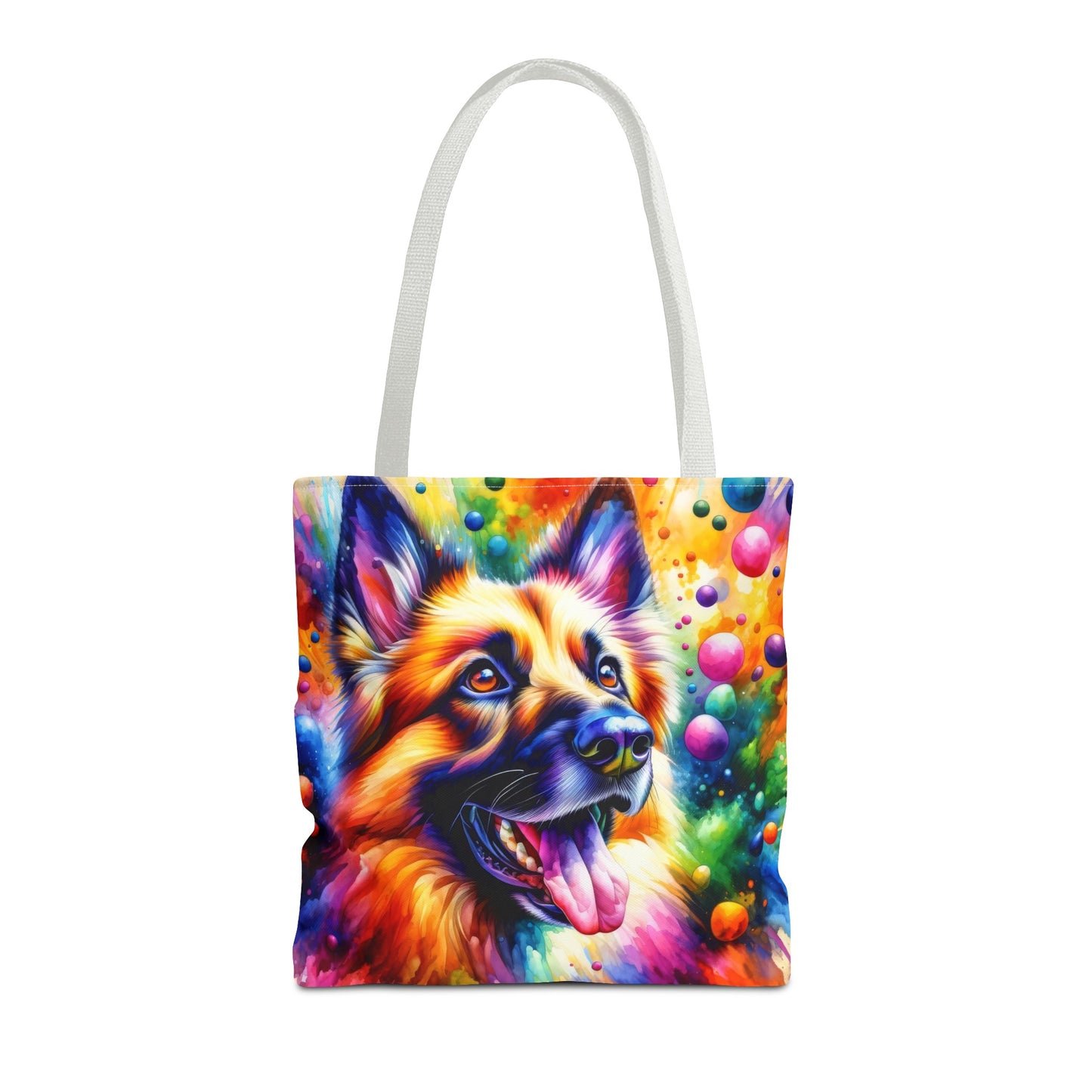 German Shepherd in Watercolor Tote Bag