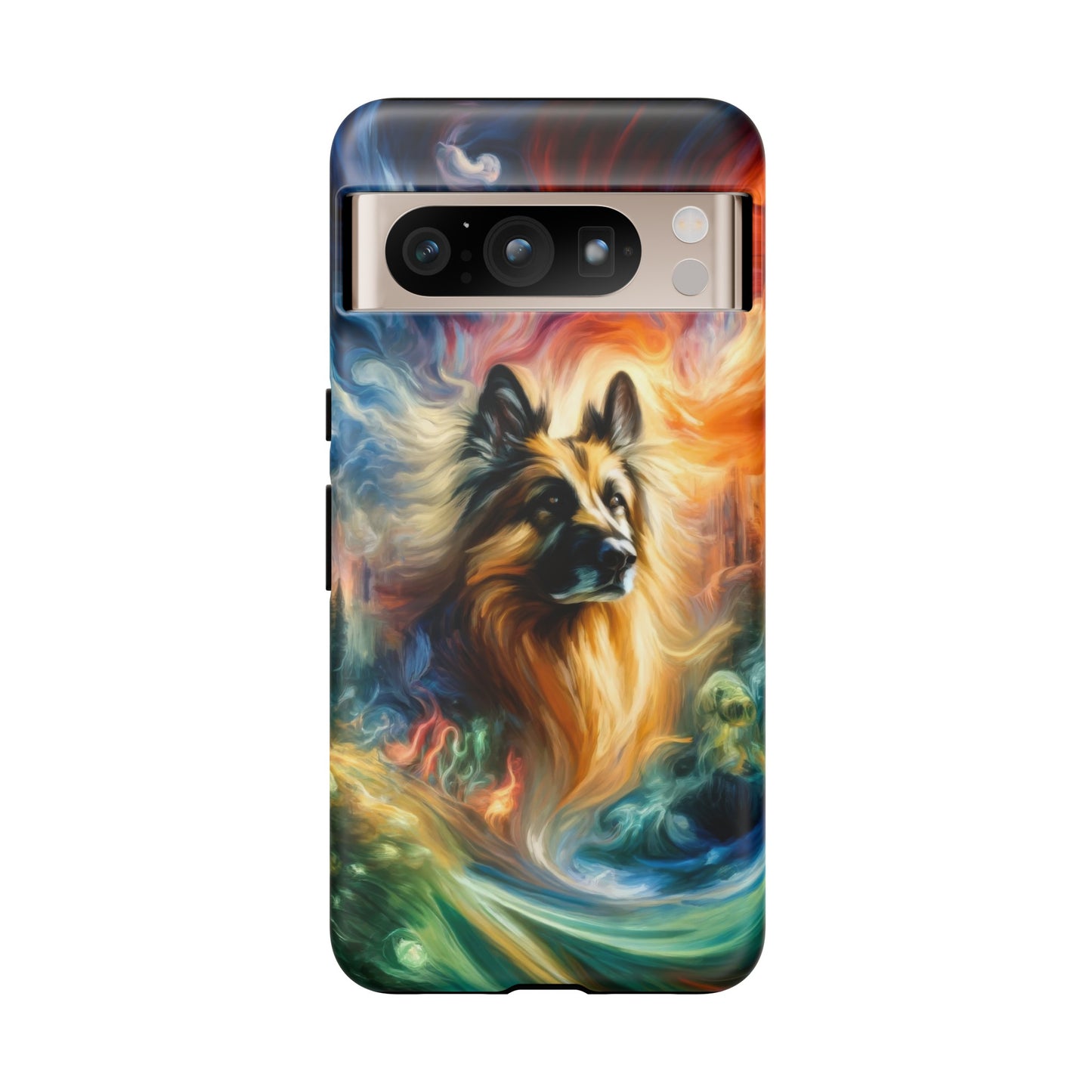 Expressionism and fantasy German Shepherd Phone Case