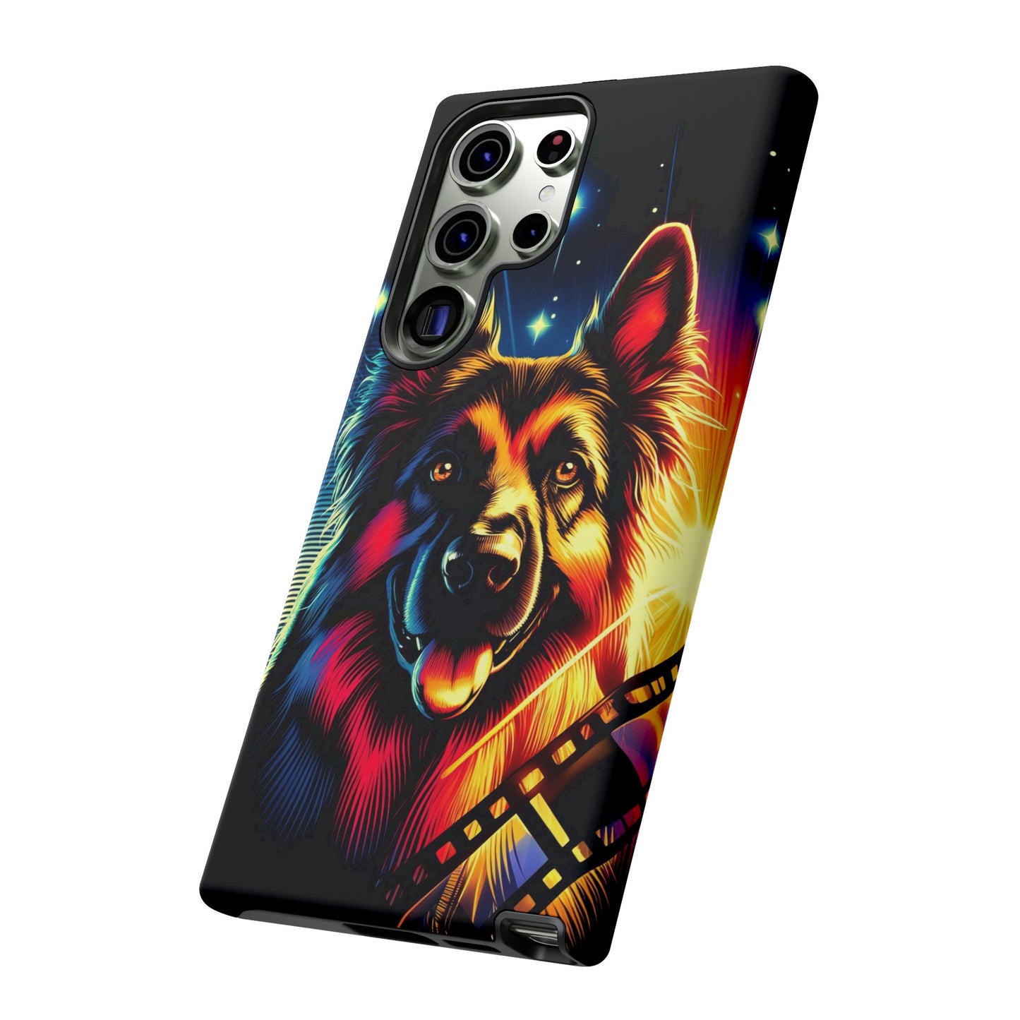 Comic book style German Shepherd Phone Case