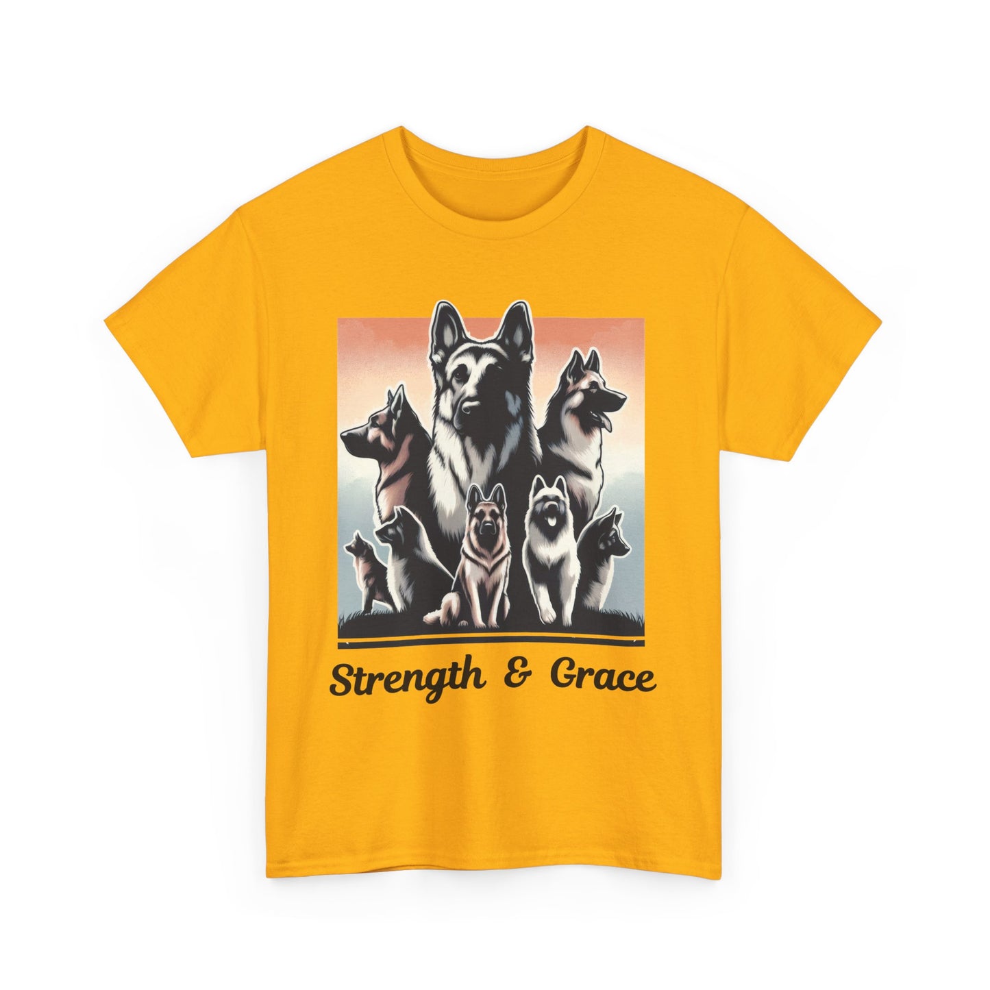 Strength And Grace T-Shirt (13 colors) (German Shepherd)