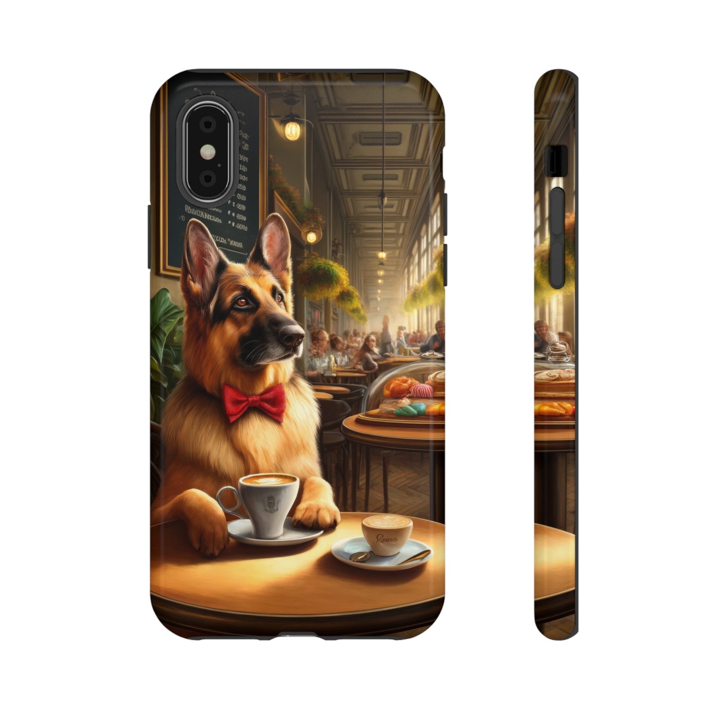 German Shepherd Drinking Phone Case