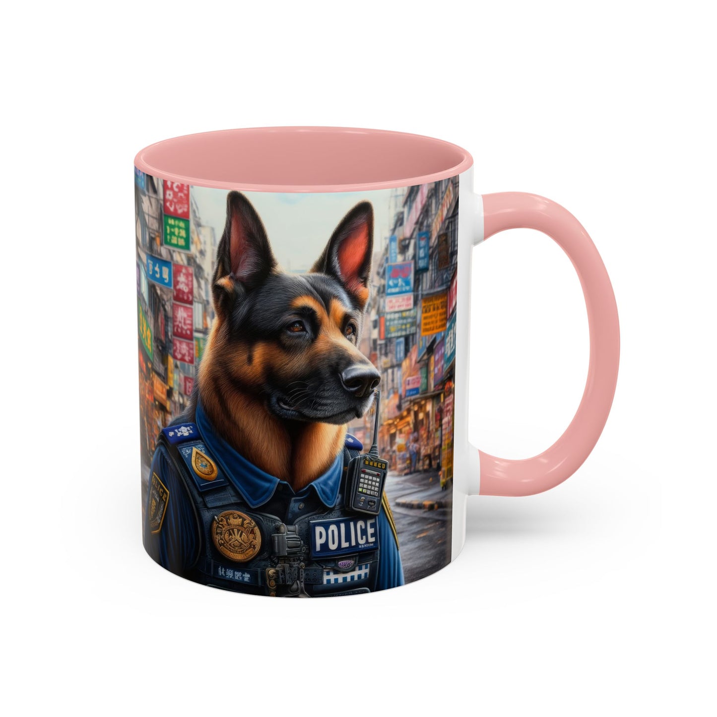 German Shepherd Police Officer Coffee Mug