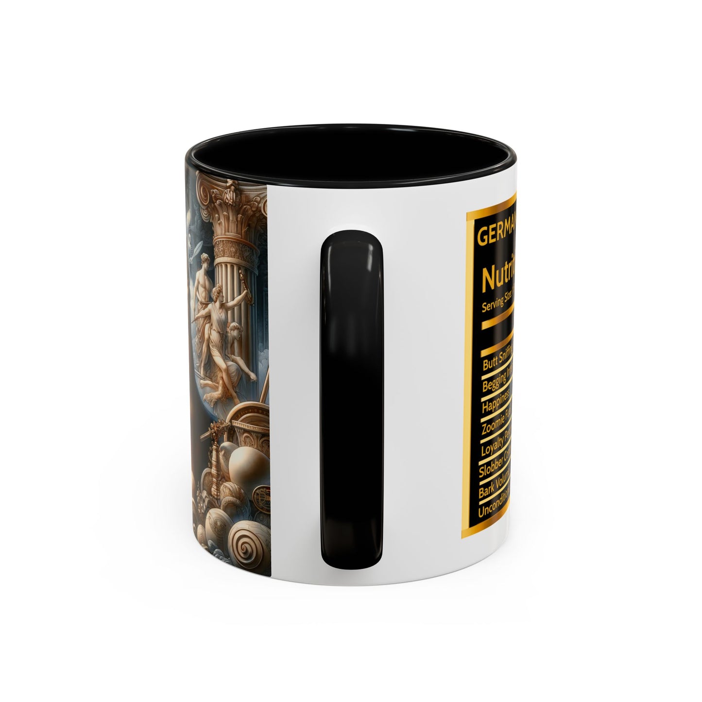 Neo-classicism and dreamy fantasy German Shepherd Coffee Mug