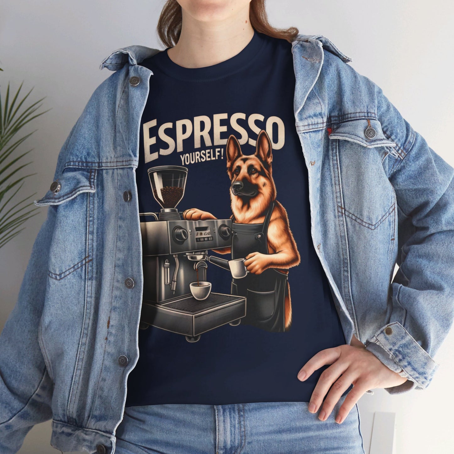 Espresso Yourself T-Shirt (13 colors) (German Shepherd)