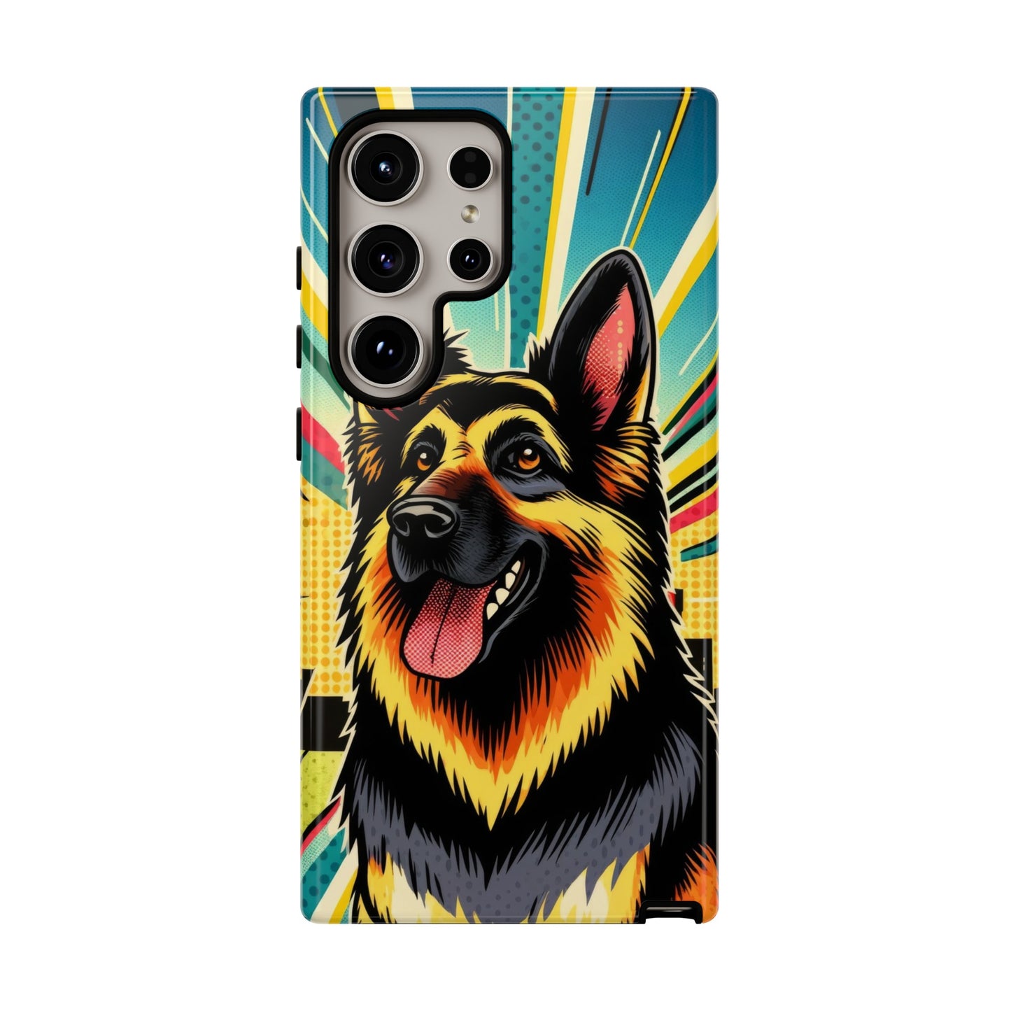 Comic style German Shepherd Phone Case