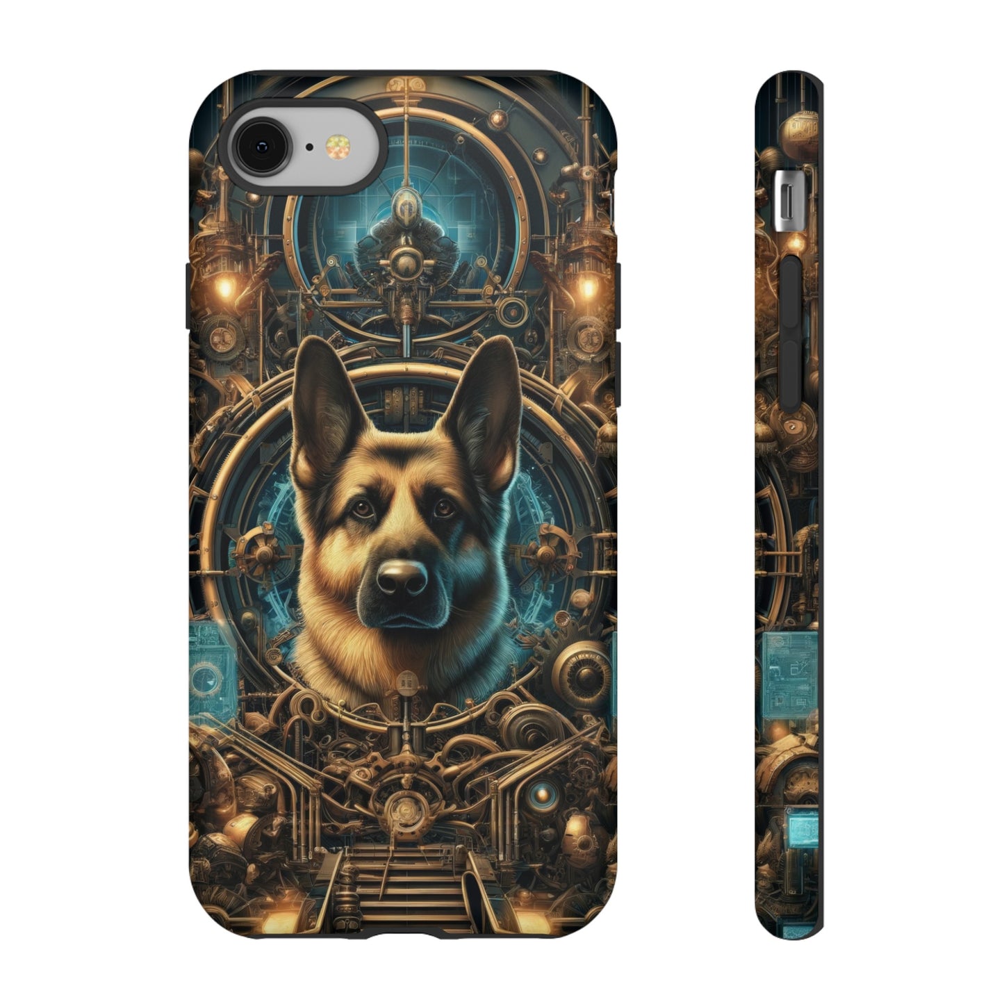 Steampunk Fantasy V2 German Shepherd Phone Case