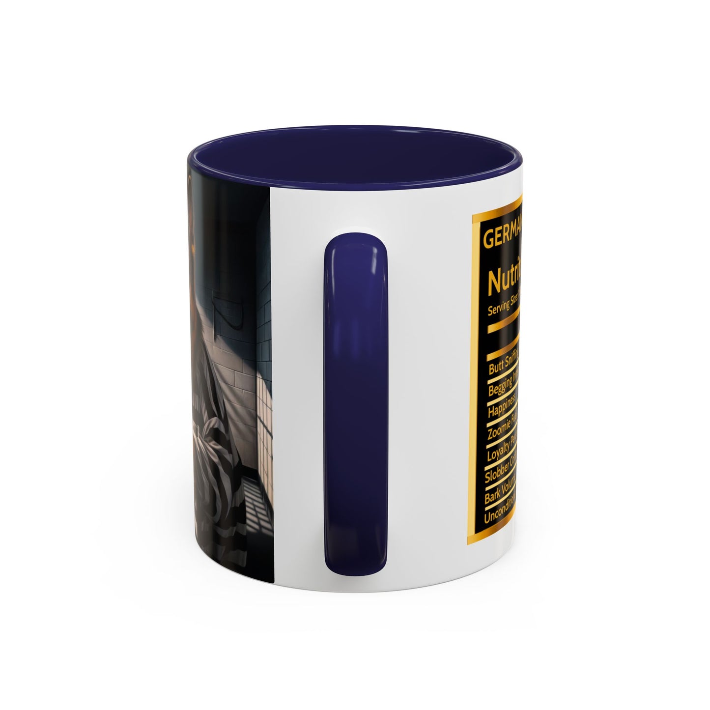 German Shepherd as a Prisoner Coffee Mug