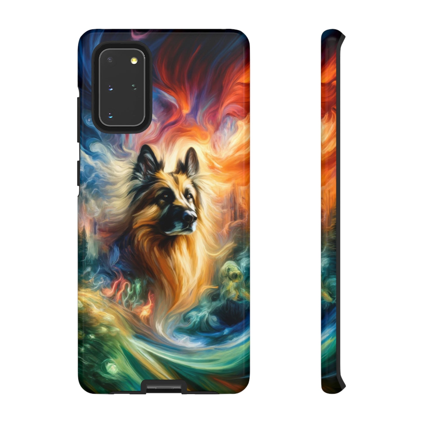 Expressionism and fantasy German Shepherd Phone Case