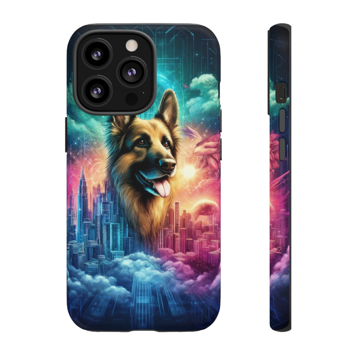 Dreamy fantasy German Shepherd Phone Case