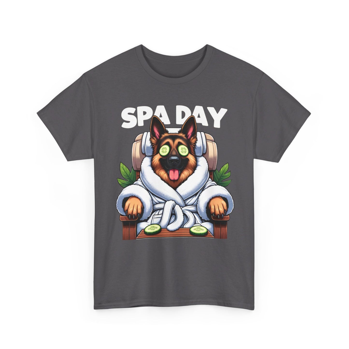 Spa Day T-Shirt (13 colors) (German Shepherd)