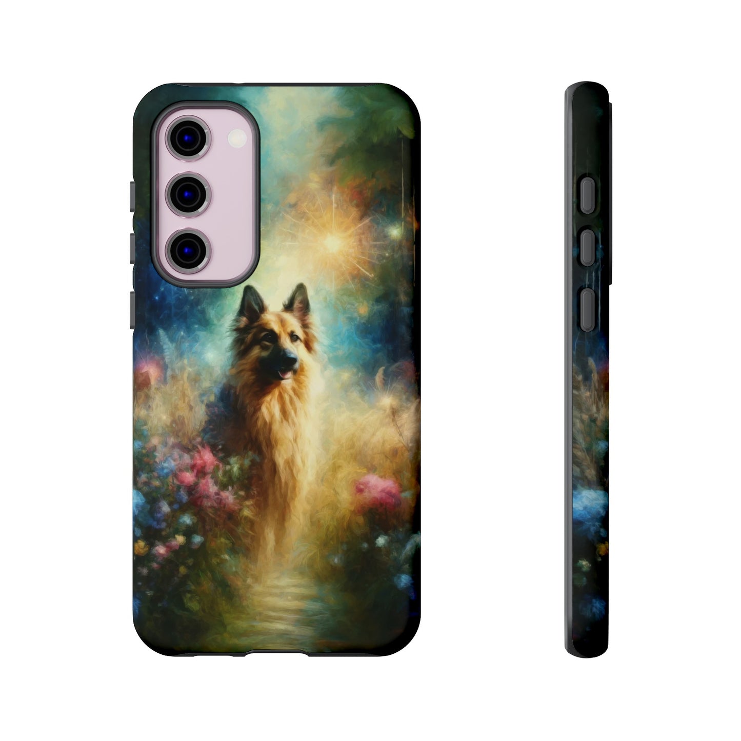 Fairy tale and impressionism German Shepherd Phone Case