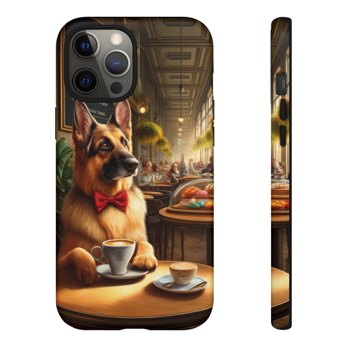 German Shepherd Drinking Phone Case