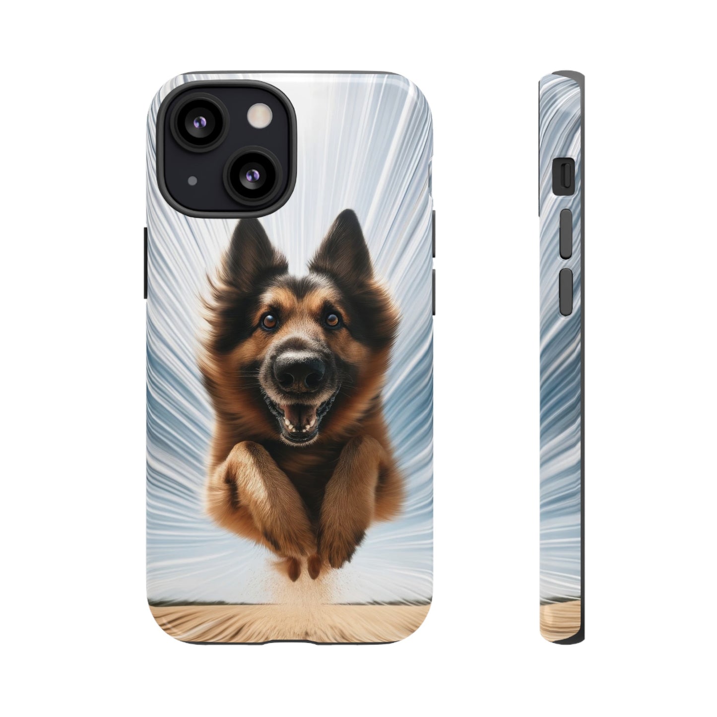 Motion blur German Shepherd Phone Case