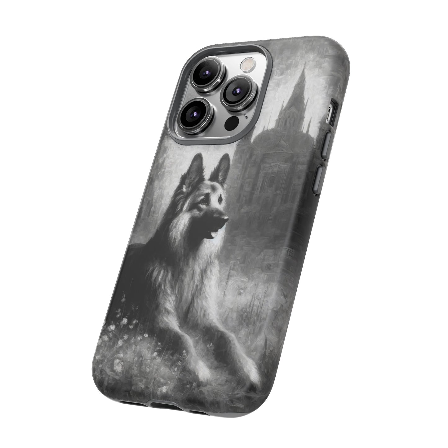 Neo-impressionism German Shepherd Phone Case