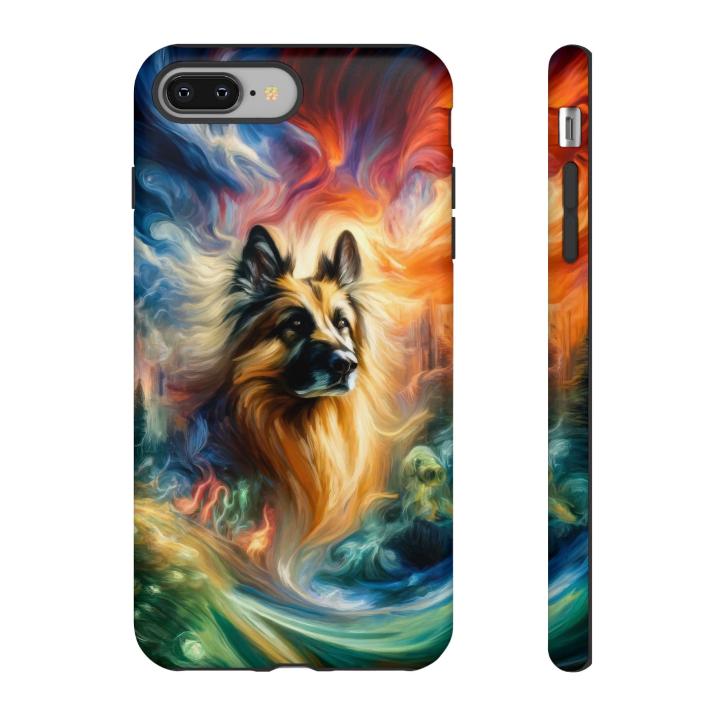 Expressionism and fantasy German Shepherd Phone Case