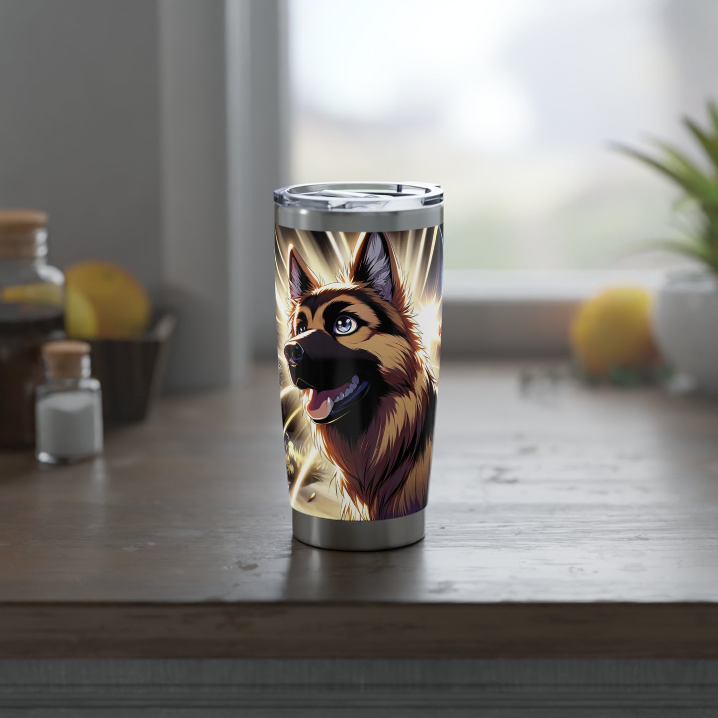 Anime German Shepherd 20oz Tumbler